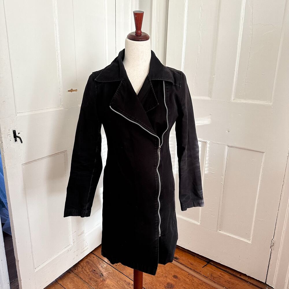 Fred Perry Black Trench Jacket